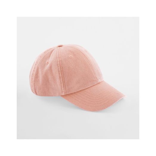 Beechfield Low Profile Vintage Cap_x000D_ Vintage Peach