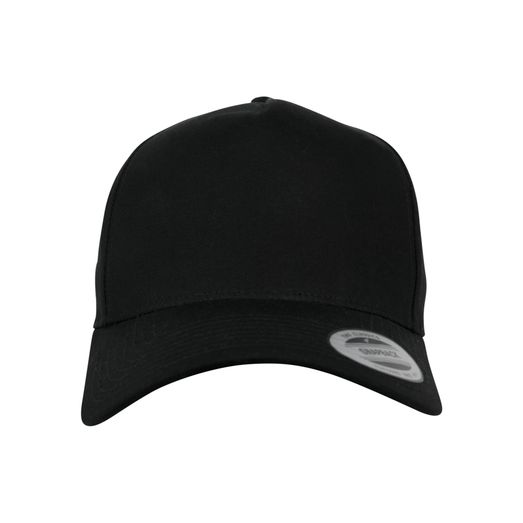 Flexfit 5 Panel Curved Classic Snapback Black