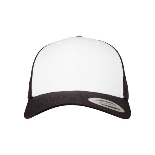 Flexfit Retro Trucker Colored Front Black/White/Black