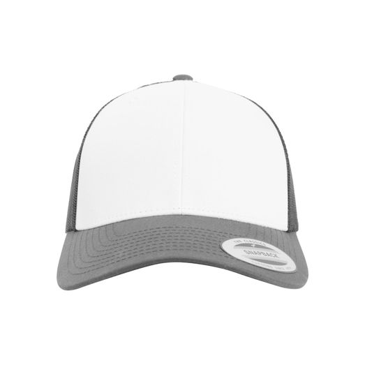 Flexfit Retro Trucker Colored Front Dark Grey/White/Dark Grey