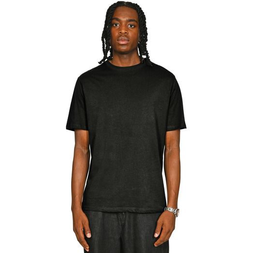 Casual Classics Ringspun Combed 180 Acid Wash Core T-Shirt - Faded Black