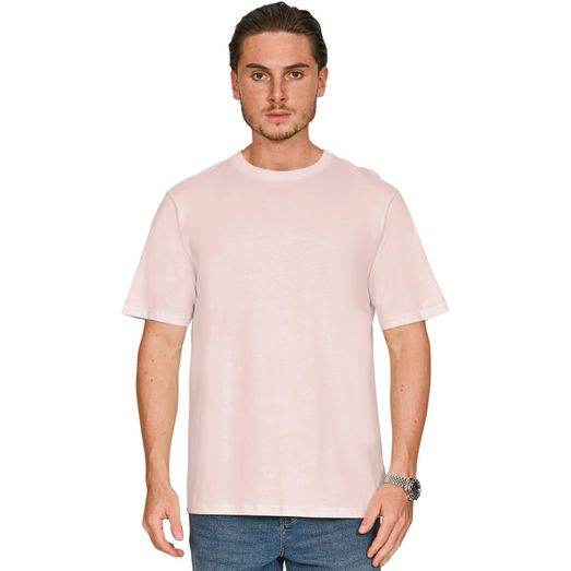 Casual Classics Ringspun Combed 180 Acid Wash Core T-Shirt - Faded Pink