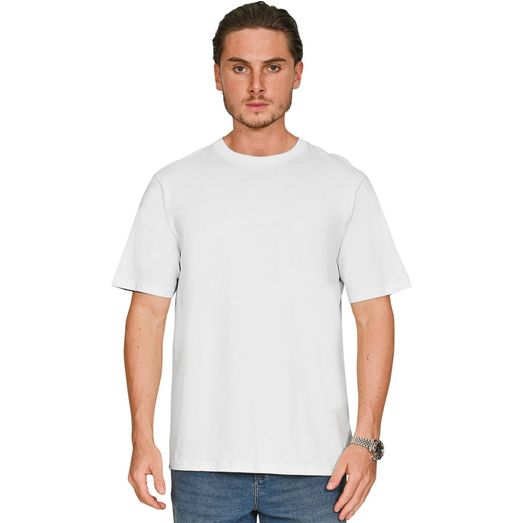 Casual Classics Ringspun Combed 180 Acid Wash Core T-Shirt - Faded White