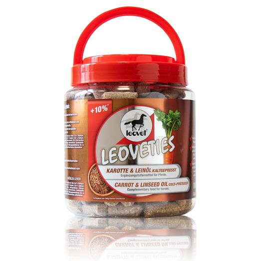 Leoveties Horse Treats Carrot &amp; Cold-Pressed Linseed