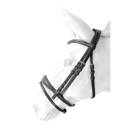 Whitaker Br100 Venice Bridle with Reins Black