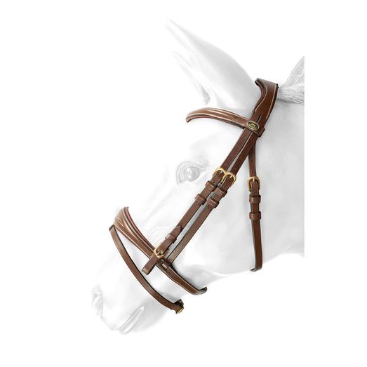 Whitaker Br100 Venice Bridle with Reins Havana