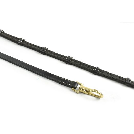 Whitaker Rer0103 Snap Clip 9-Loop Reins Black