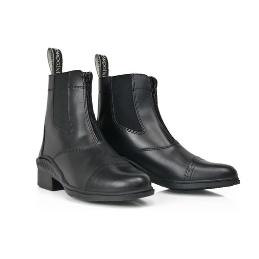 Brogini 401 Tivoli Zip Paddock Boots Black