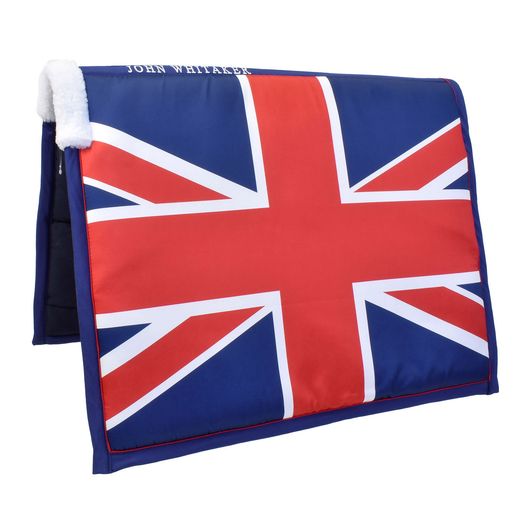 Whitaker Ujspsq Union Jack Square Saddle Pad