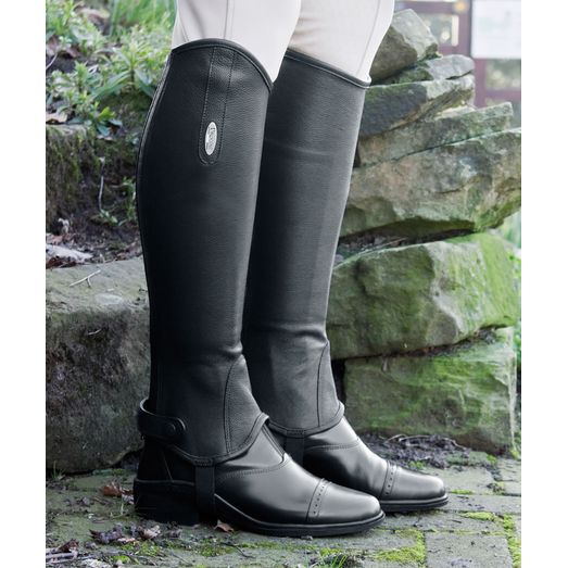 Brogini Lg036 Marconia Easy-Care Gaiters Tall Black