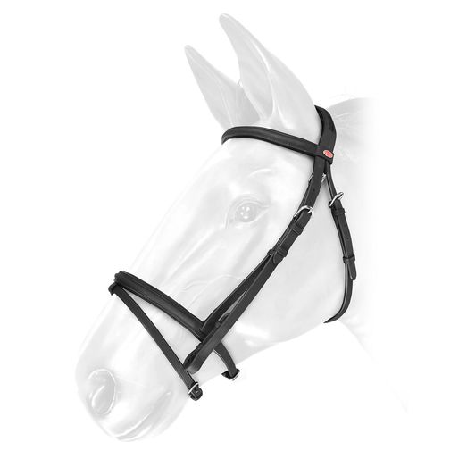 Whitaker Br054 Ready To Ride Lather Flash Bridle Black