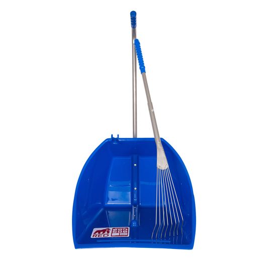 Red Gorilla Big Tidee with Long Metal Rake Blue