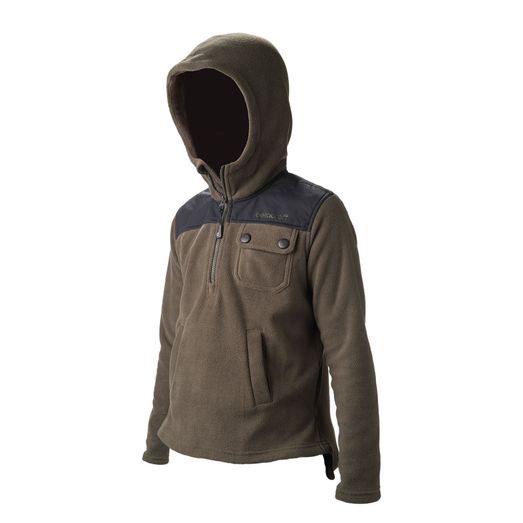 Betacraft Quest Juniors Fleece Bushshirt Dark Khaki/Black
