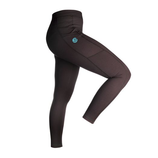 Betacraft Women's Jet Black Baltic Fleece Tights