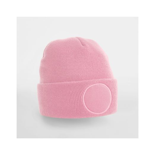 Beechfield Circular Patch Beanie Dusky Pink
