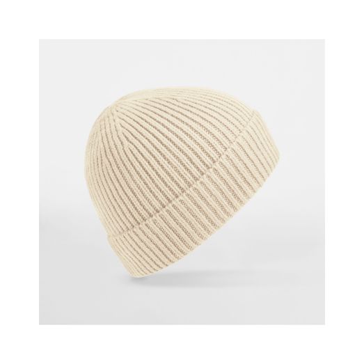 Beechfield Engineered Knit Ribbed Beanie Oatmeal