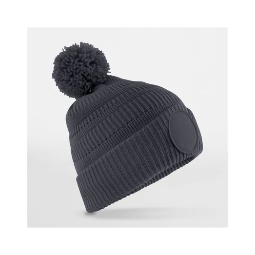 Beechfield Fan Patch Beanie _x000D_ Graphite