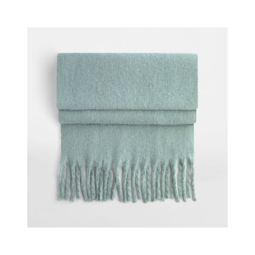 Beechfield Fluffy Scarf Dusty Green