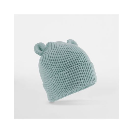 Beechfield Organic Baby Bear Beanie Dusty Turquoise