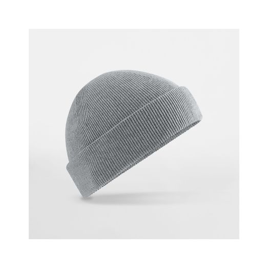 Beechfield Organic Cotton Fisherman Beanie Ash Grey
