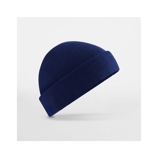 Beechfield Organic Cotton Fisherman Beanie Oxford Navy