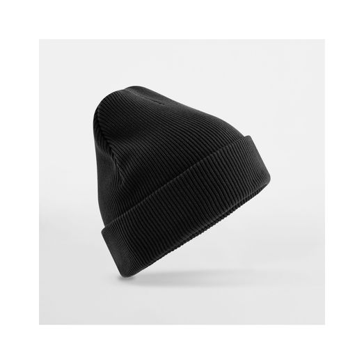 Beechfield Organic Cotton Original Cuffed Beanie Black