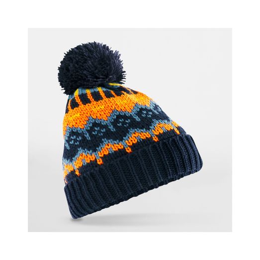 Beechfield Retro Ski Beanie Blazing Blue