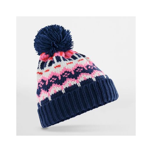Beechfield Retro Ski Beanie Snow Blossom
