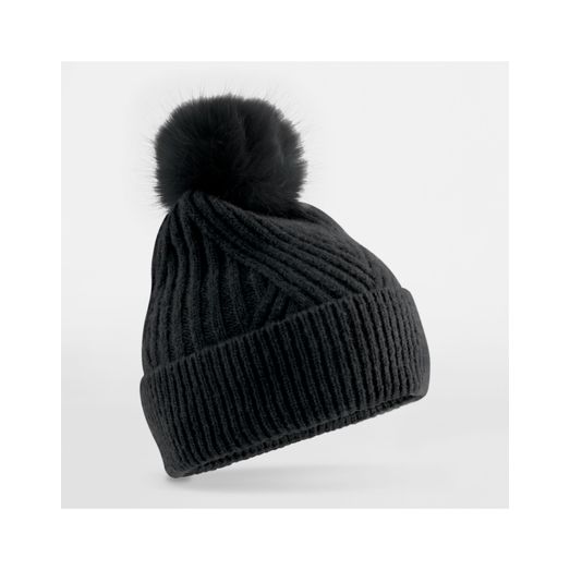 Beechfield Snow Luxe Beanie Black
