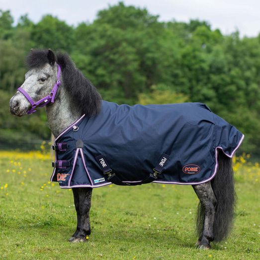 Gallop Ponie Duraproof 5-Point Std Lightweight Turnout Turnout Rug Navy