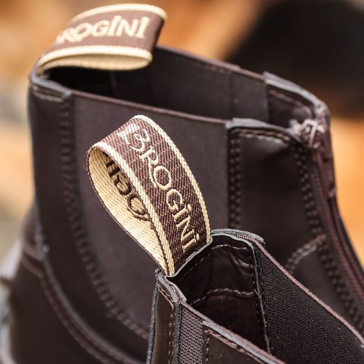 Brogini 471 Burleigh Easy-Care Sport Paddock Boots Black Adult Brown