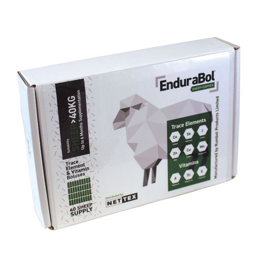Nettex Agri Endurabol Sheep With Copper (4 X 40 Bolus)