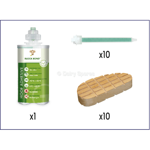 Block Bond Wooden Hoof Block Kit (10Pk)