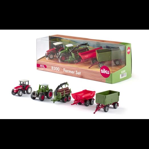 SIKU 5 Vehicle Farmer Gift Set