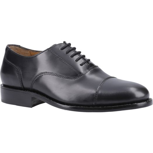 Amblers James Leather Soled Oxford Dress Shoe Black