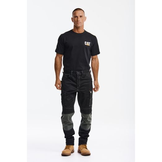 Caterpillar Essential Knee Pocket Stretch Holster Trouser Black