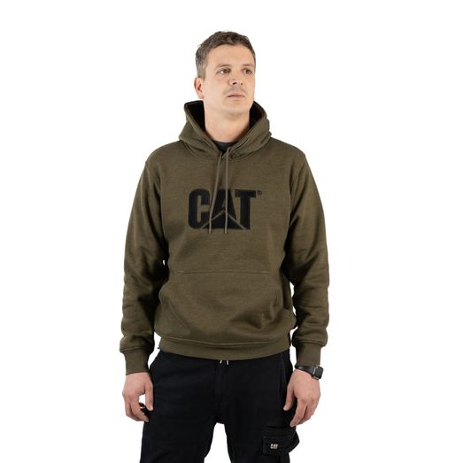 Caterpillar Trademark Hooded Sweatshirt Army Moss Heather