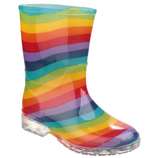 Children's Cotswold PVC Junior Wellington Rainbow