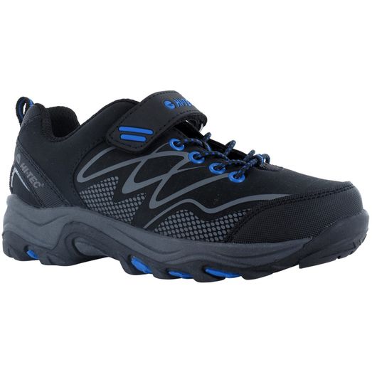 Children's Hi-Tec Blackout Low Boots Black/Blue