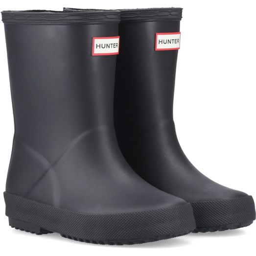 Children's Hunter Kids First Wellington Boots Black (Matte)