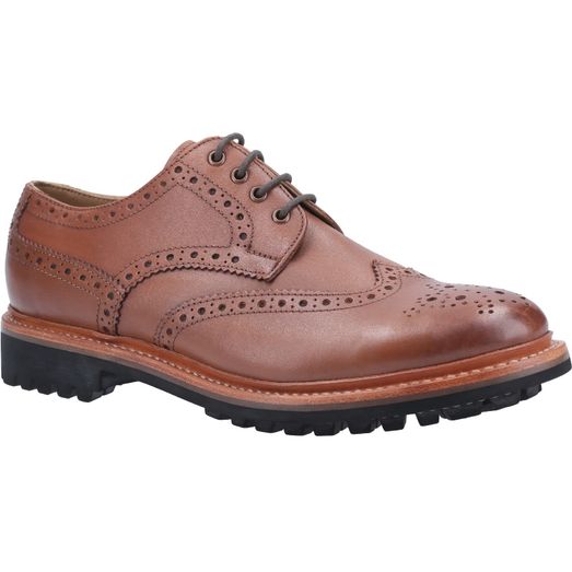Cotswold Quenington Commando Goodyear Welt Shoe Brown