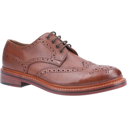 Cotswold Quenington Leather Goodyear Welt Shoe Brown