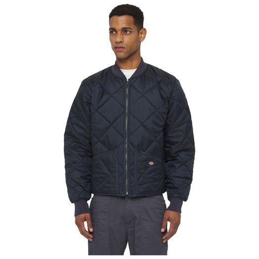 Dickies Diamond Quilted Nylon Jacket Dark Navy