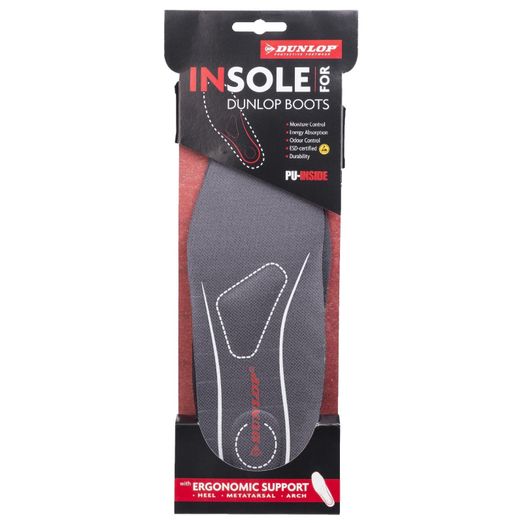 Dunlop Insole Premium With Ergonomic Support Black