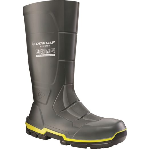 Dunlop MetGUARD Full Safety Wellington Dark Grey