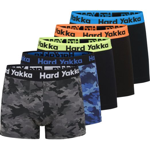 Hard Yakka Cotton Trunk Five Pack Multi