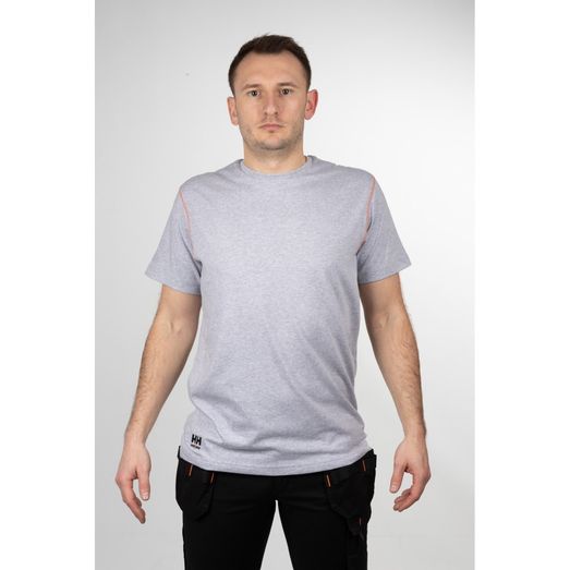 Helly Hansen Workwear Oxford T-Shirt Grey Melange