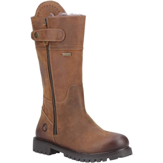 Ladies Cotswold Bushcombe Mid Boot Tan