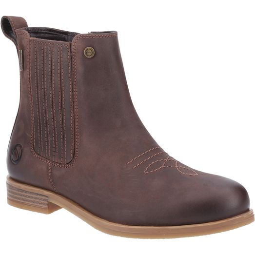 Ladies Cotswold Didbrook Ankle Boots Brown