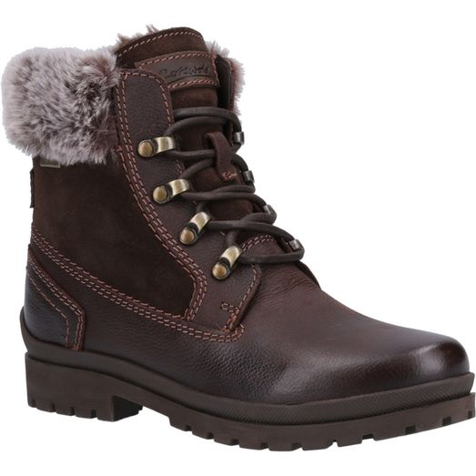 Ladies Cotswold Evenlode Ankle Boots Brown